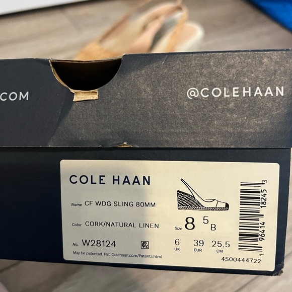 Cole Haan Women's 8.5 Slip On Slingback Espadrille Wedge Pumps Grandfoam - Picture 8 of 9